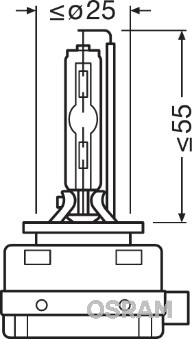 OSRAM Žiarovka pre diaľkový svetlomet 66140CBBHCB