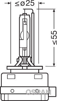 Žiarovka pre diaľkový svetlomet OSRAM 66350