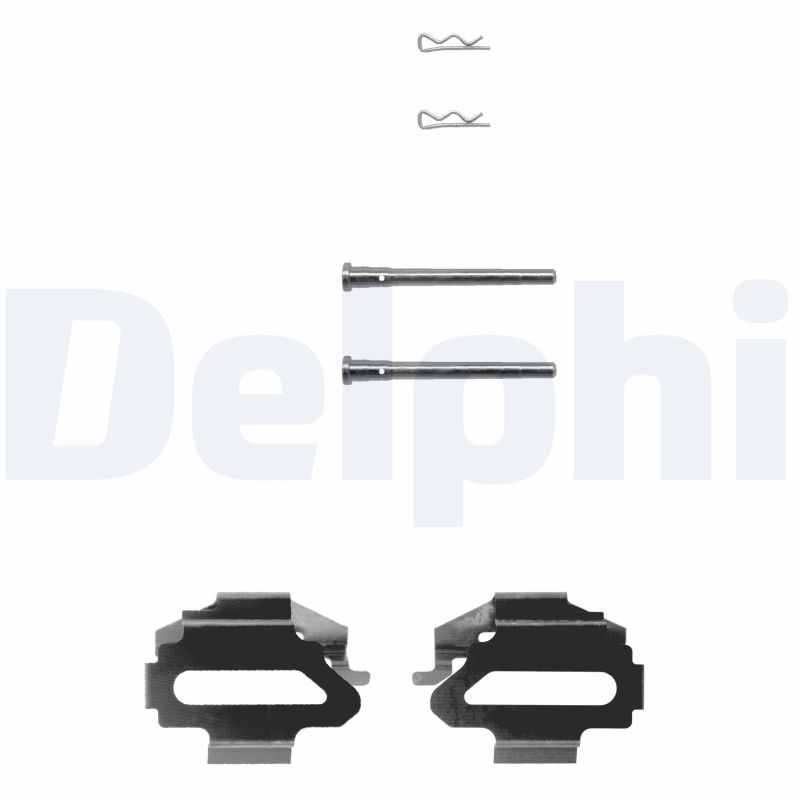 DELPHI Sada prísluženstva obloženia kotúčovej brzdy LX0162