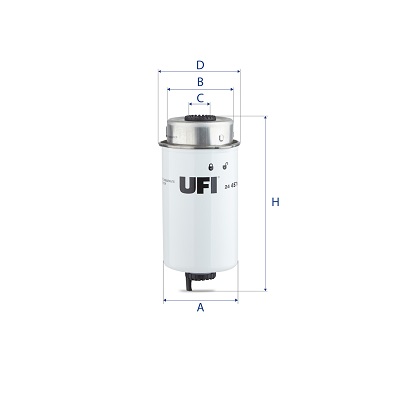 UFI Palivový filter 2445700