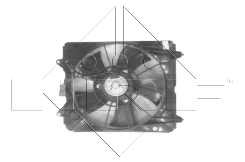 NRF Ventilátor chladenia motora 47272