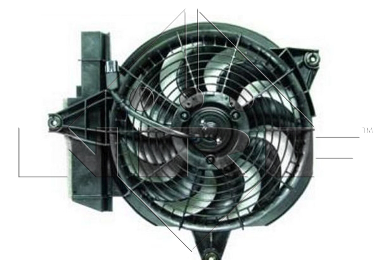 NRF Ventilátor chladenia motora 47281