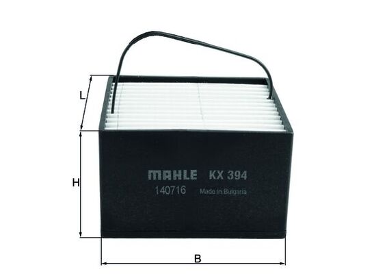 MAHLE ORIGINAL Palivový filter KX394