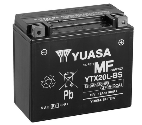 Štartovacia batéria YUASA YTX20LBS